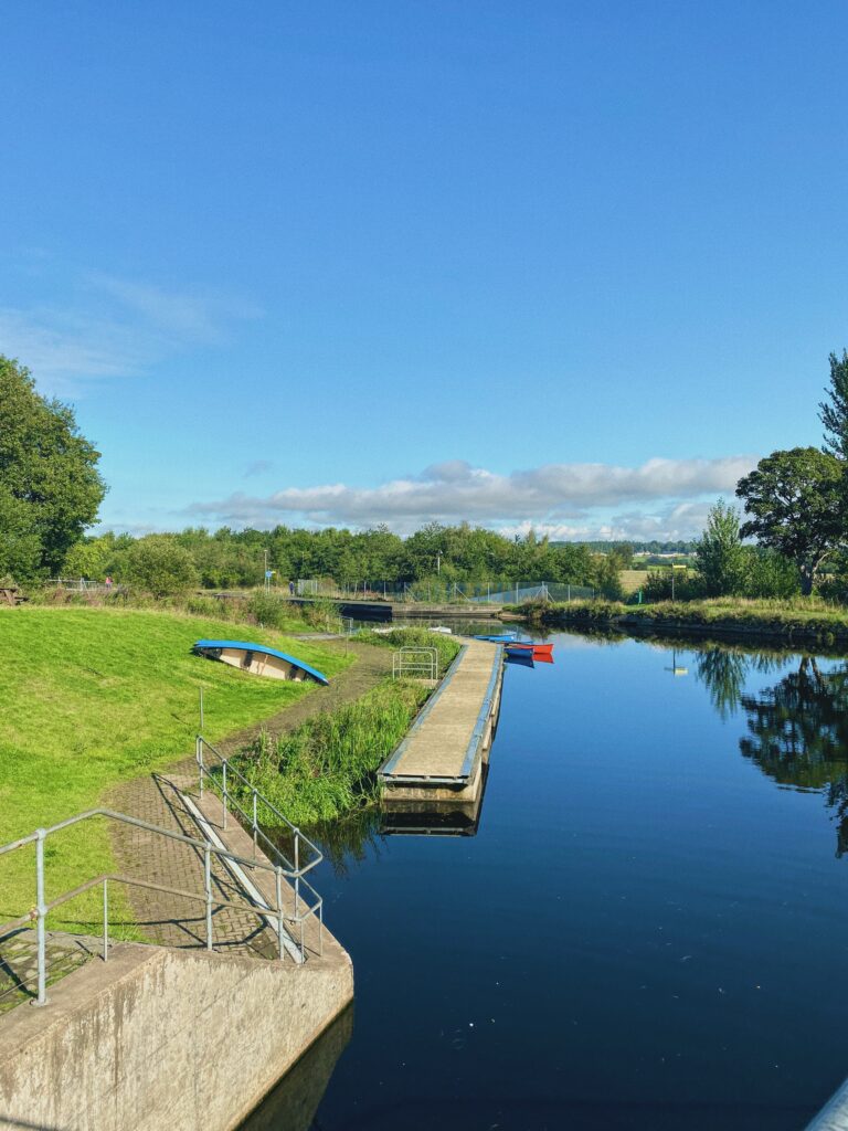 The Scottish Canal below the Falkirk Wheel (out of shot)